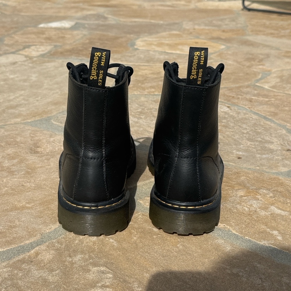 Dr. Martens Luana Black Lace-Up Boots - Picture 4 of 7